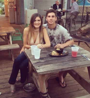 David Norrie son Cameron Norrie with Rachel Bull.